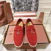 LORO PIANA Loafers Suede Calfskin EU35-40 B80202608030675