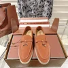 LORO PIANA Loafers Suede Calfskin EU35-40 B80202608030677