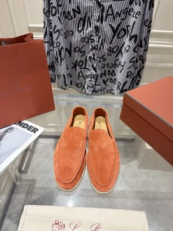 LORO PIANA Loafers Suede Calfskin EU39-44 C00202608030623