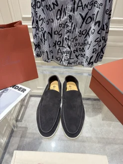 LORO PIANA Loafers Suede Calfskin EU39-44 C00202608030628