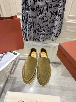 LORO PIANA Loafers Suede Calfskin EU39-44 C00202608030629