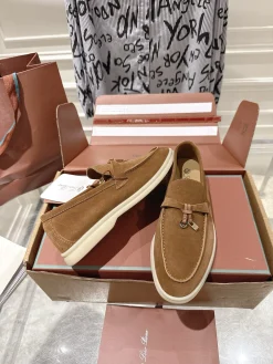 Alternative view of LORO PIANA Loafers Suede Leather EU35-40 B80202608030620