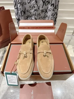 LORO PIANA Loafers Suede Leather EU35-40 B80202608030621