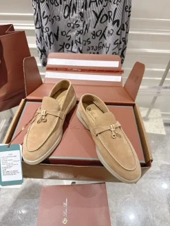 Alternative view of LORO PIANA Loafers Suede Leather EU35-40 B80202608030621