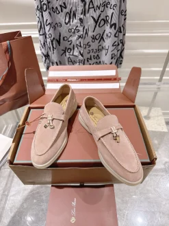 Alternative view of LORO PIANA Loafers Suede Leather EU35-40 B80202608030663