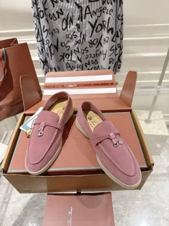 Alternative view of LORO PIANA Loafers Suede Leather EU35-40 B80202608030664