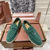 LORO PIANA Loafers Suede Leather EU35-40 B80202608030665