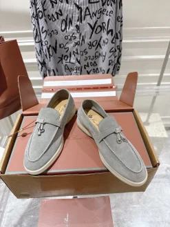 Alternative view of LORO PIANA Loafers Suede Leather EU35-40 B80202608030667