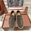 LORO PIANA Loafers Suede Leather EU35-40 B80202608030668