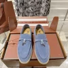 LORO PIANA Loafers Suede Leather EU35-40 B80202608030669