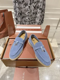Alternative view of LORO PIANA Loafers Suede Leather EU35-40 B80202608030669