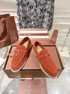Alternative view of LORO PIANA Loafers Suede Leather EU35-40 B80202608030678