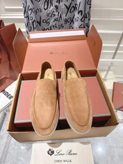 LORO PIANA Loafers Suede Leather EU39-44 C00202608030630