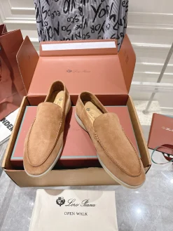 Alternative view of LORO PIANA Loafers Suede Leather EU39-44 C00202608030630