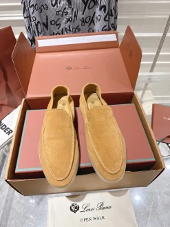 LORO PIANA Loafers Suede Leather EU39-44 C00202608030634