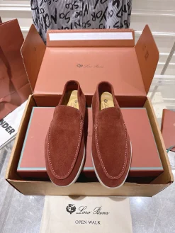 LORO PIANA Loafers Suede Leather EU39-44 C00202608030635