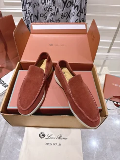Alternative view of LORO PIANA Loafers Suede Leather EU39-44 C00202608030635