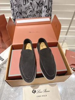 LORO PIANA Loafers Suede Leather EU39-44 C00202608030636