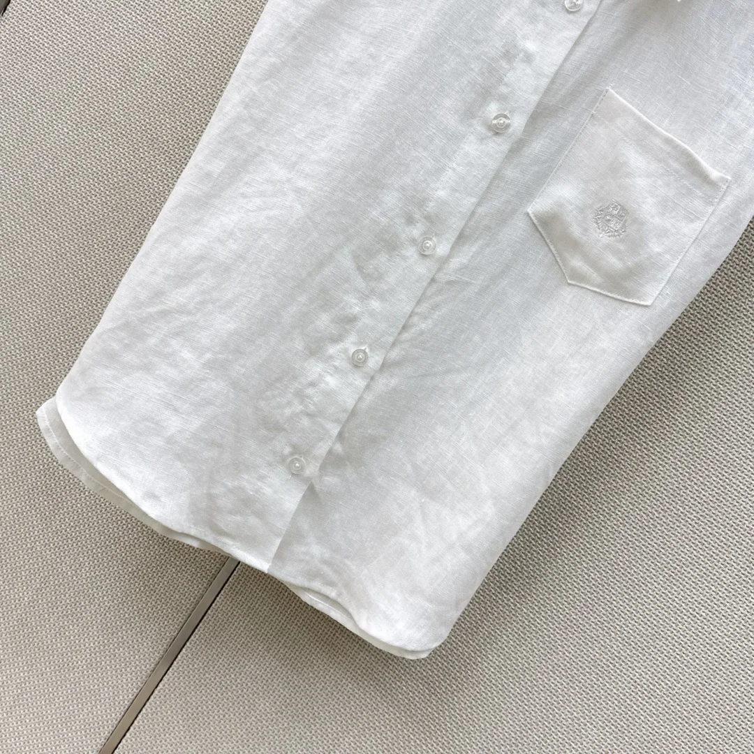 LORO PIANA Shirts Linen S M L B75202608041279 - Image 4