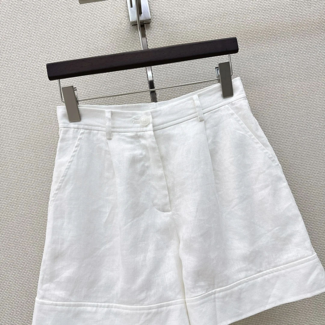 LORO PIANA Shorts Linen S-M-L B25202608041910 - Image 2
