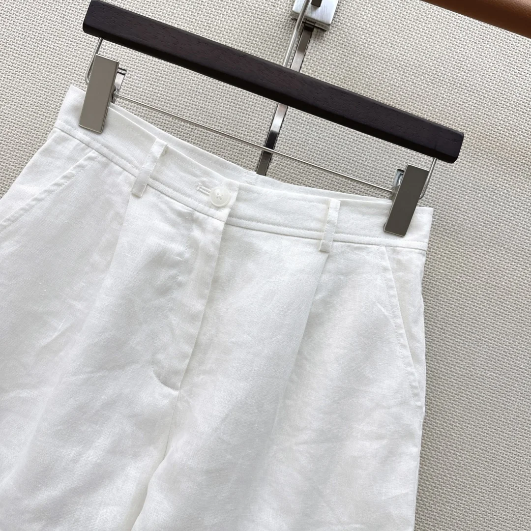 LORO PIANA Shorts Linen S-M-L B25202608041910 - Image 3