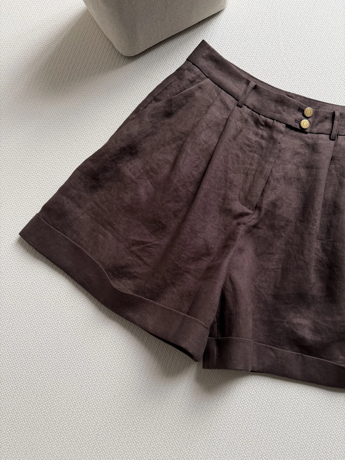 LORO PIANA Shorts Linen S-M-L B75202608041640 - Image 4