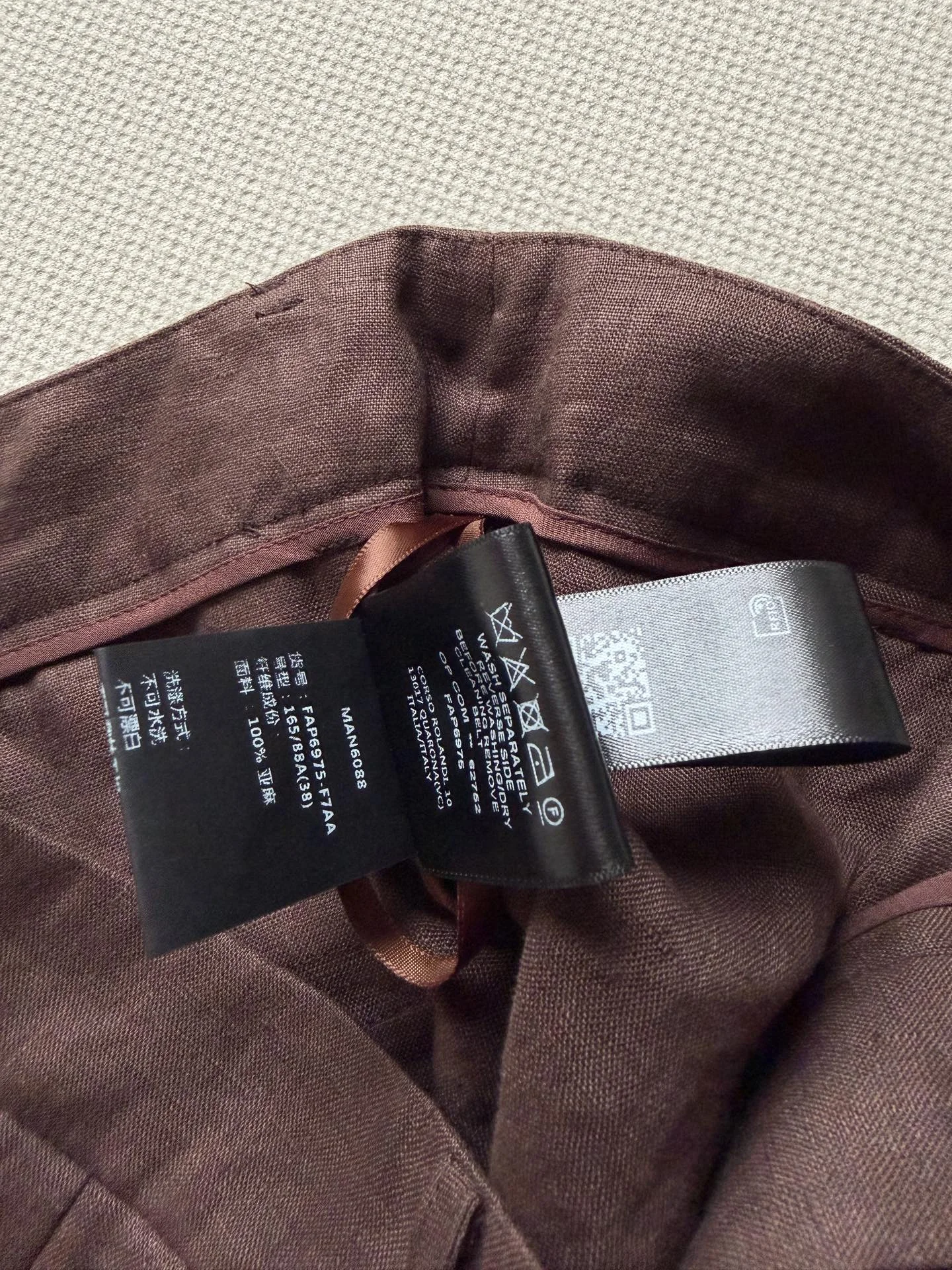 LORO PIANA Shorts Linen S-M-L B75202608041640 - Image 6