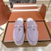 LORO PIANA Slippers Lamb Leather EU35-39 B80202608030649