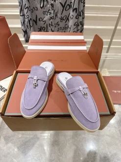 Alternative view of LORO PIANA Slippers Lamb Leather EU35-39 B80202608030649
