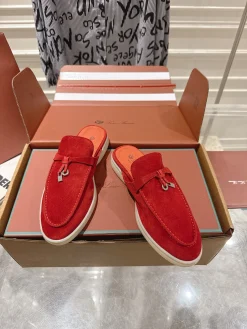 Alternative view of LORO PIANA Slippers Lamb Leather EU35-39 B80202608030652