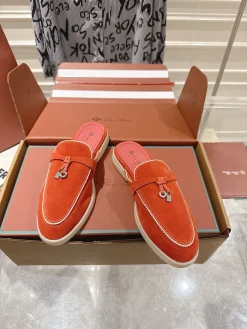 Alternative view of LORO PIANA Slippers Lamb Leather EU35-39 B80202608030657