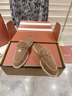 Alternative view of LORO PIANA Slippers Lamb Leather EU35-39 B80202608030658