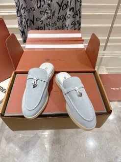 Alternative view of LORO PIANA Slippers Lamb Leather EU35-39 B80202608030662
