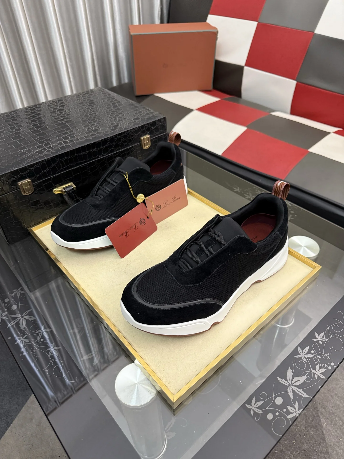 LORO PIANA Sneakers Calf Leather EU38-44 B70202608030140 - Image 2