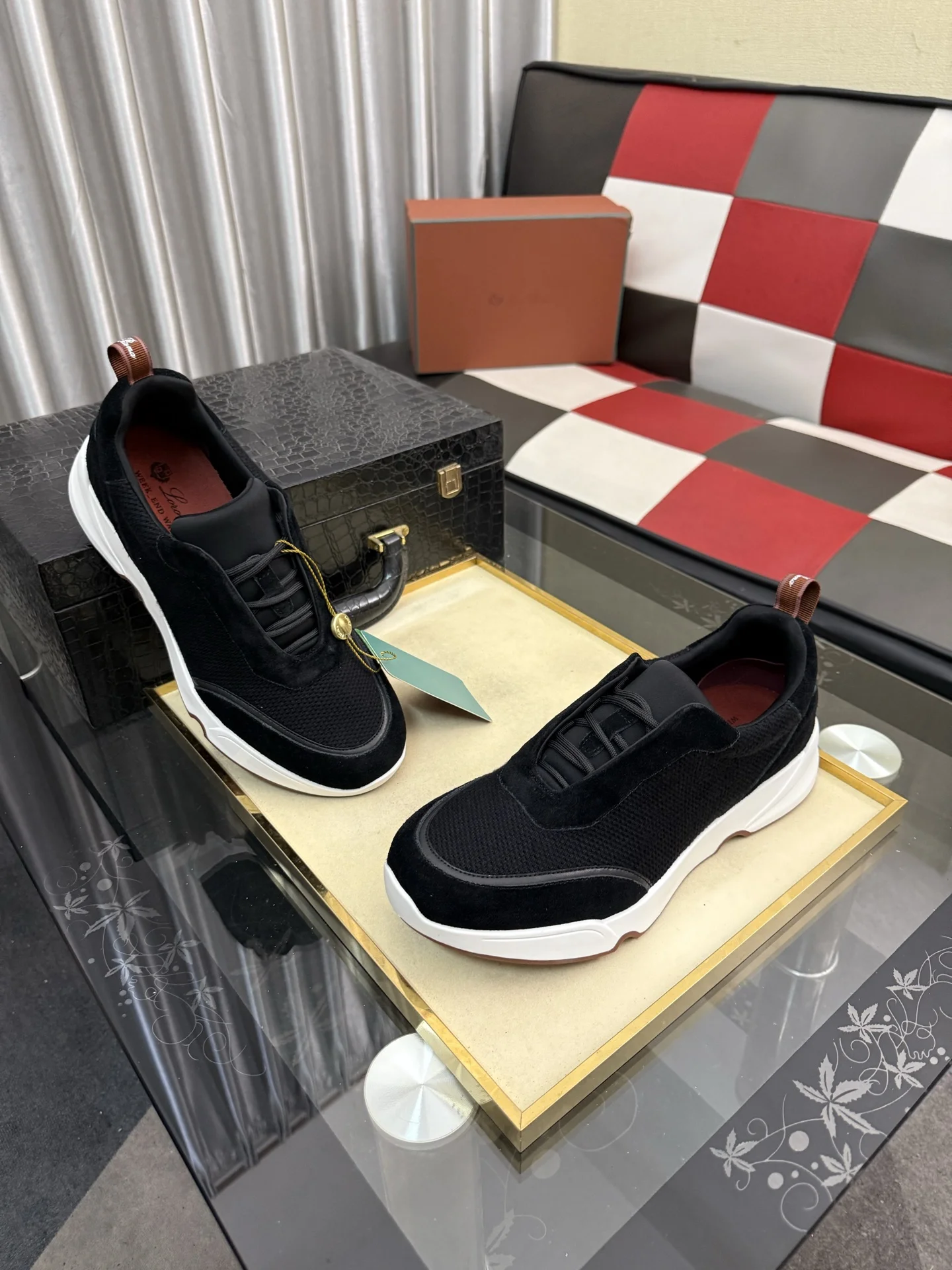 LORO PIANA Sneakers Calf Leather EU38-44 B70202608030140 - Image 3
