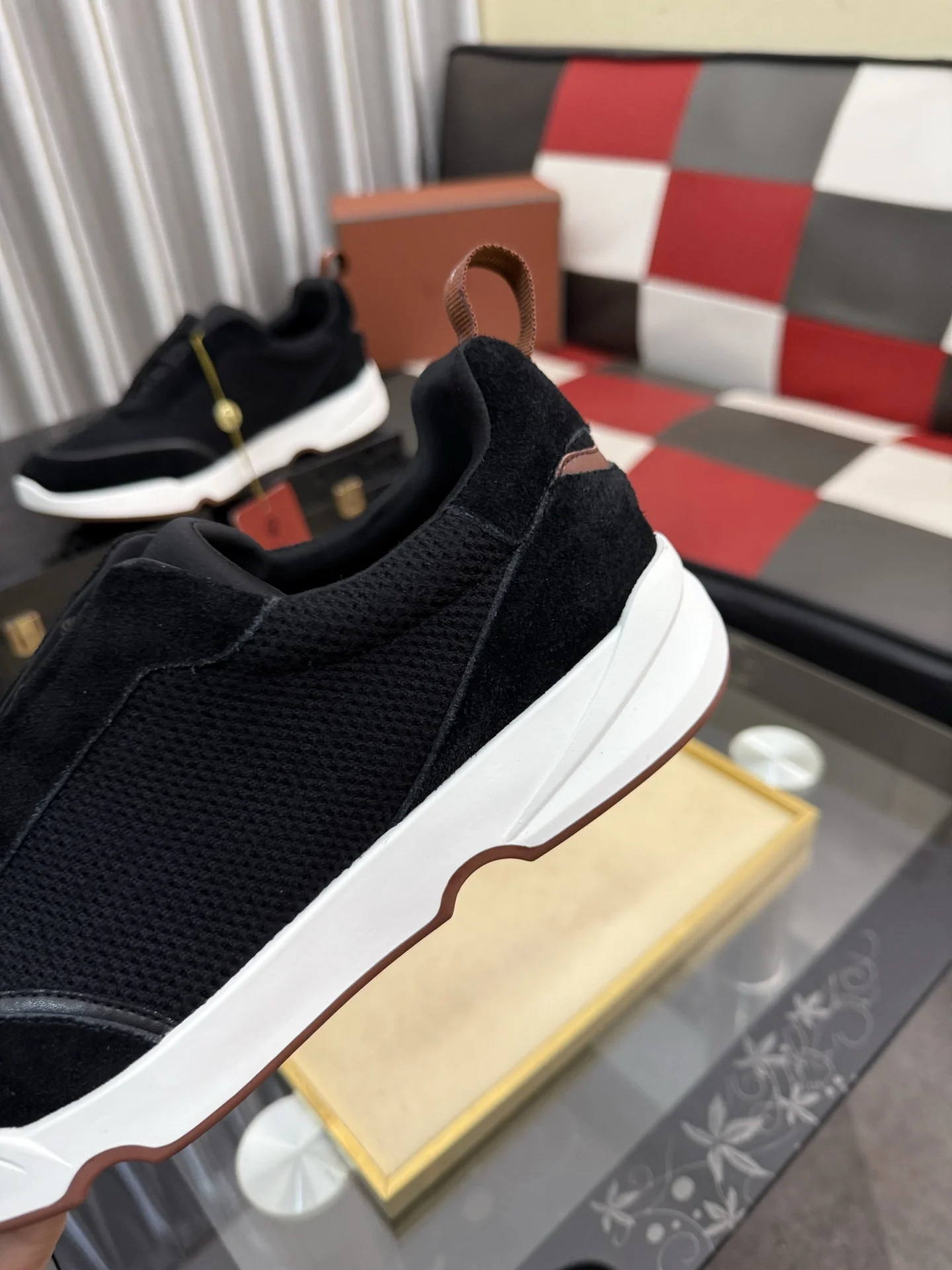 LORO PIANA Sneakers Calf Leather EU38-44 B70202608030140 - Image 7