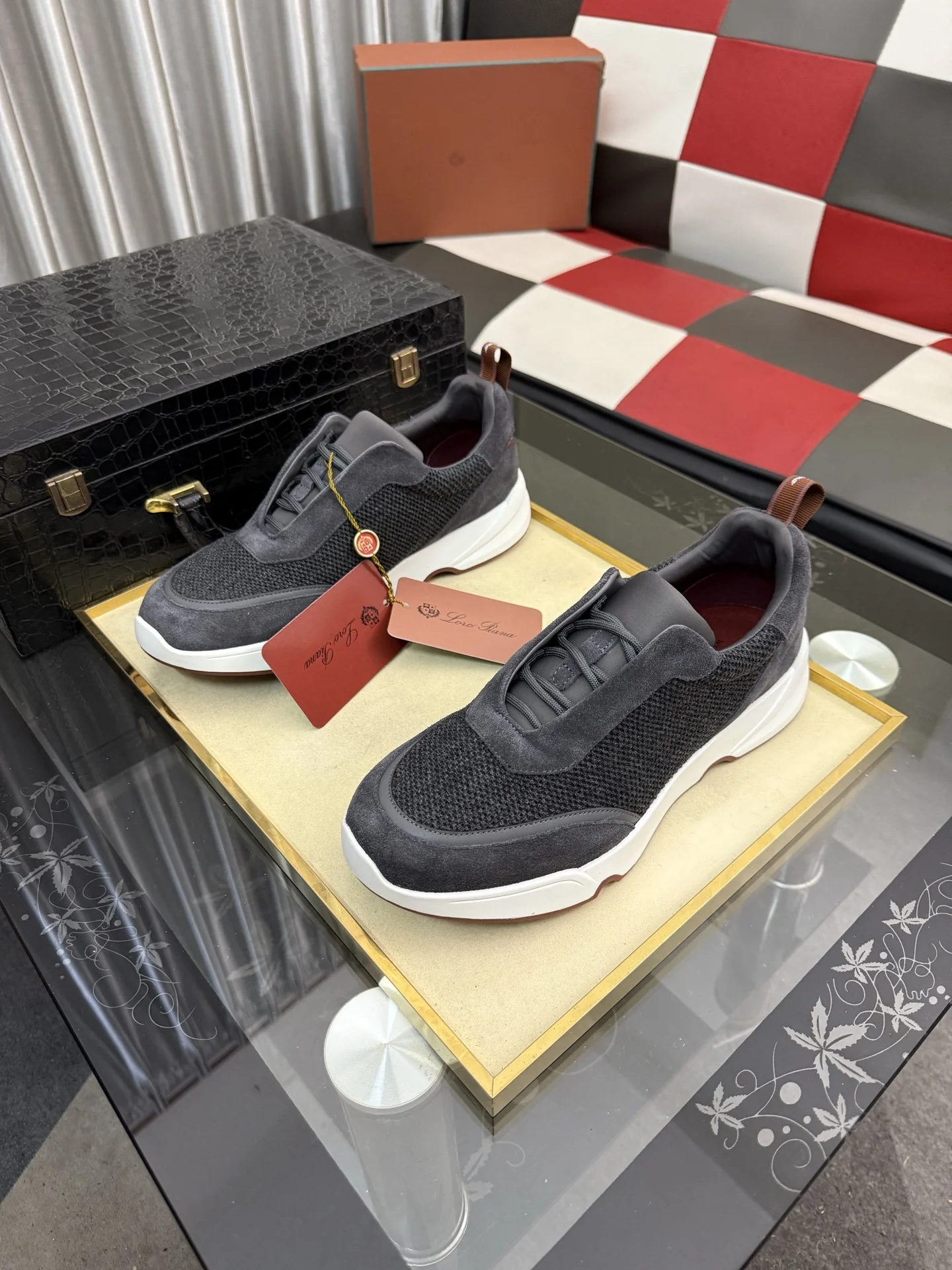 LORO PIANA Sneakers Calf Leather EU38-44 B70202608030142 - Image 2