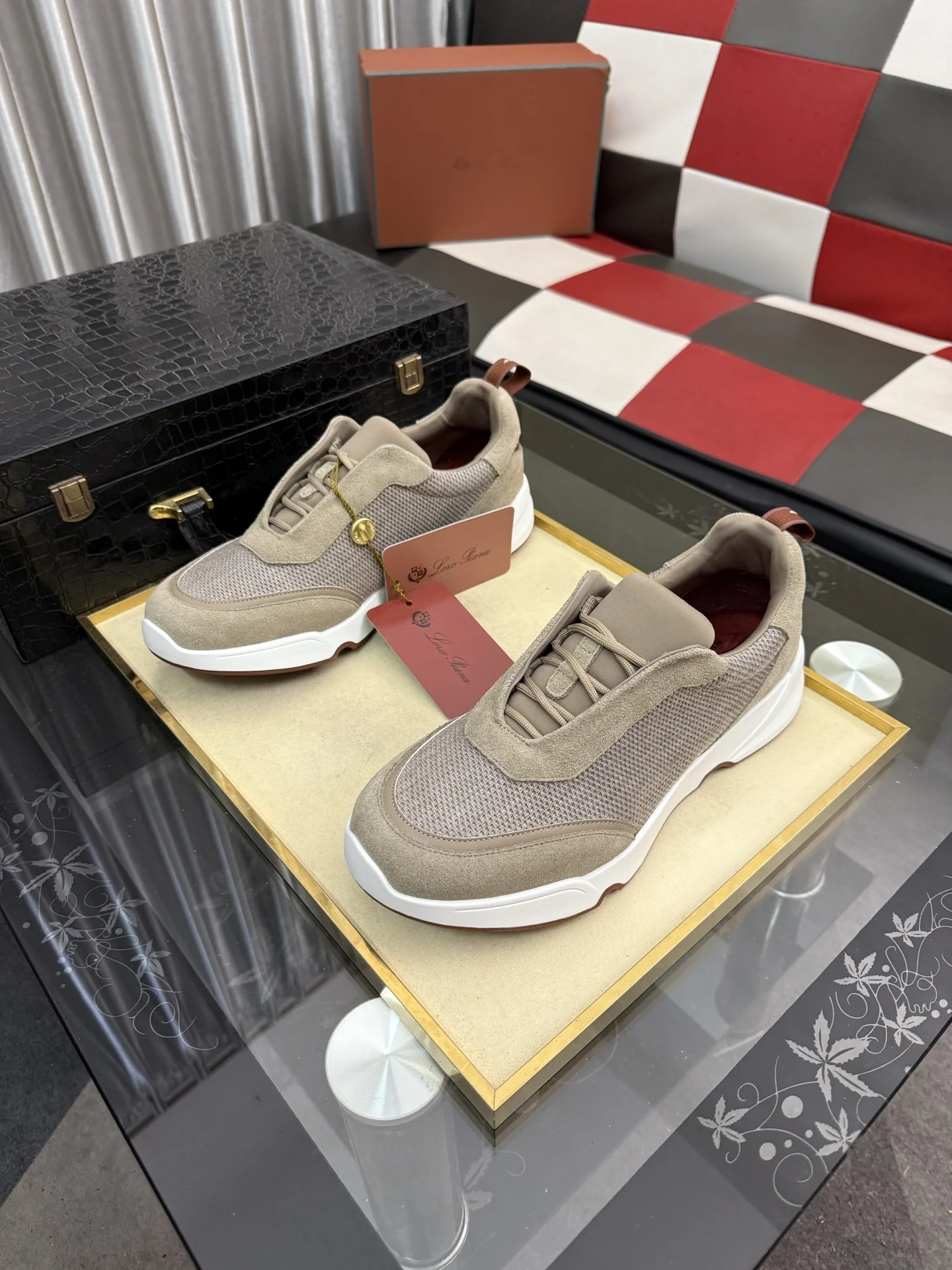 LORO PIANA Sneakers Calf Leather EU38-44 B70202608030143 - Image 2