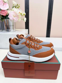 LORO PIANA Sneakers Knit & Suede EU39-45 B60202608031678