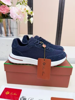 LORO PIANA Sneakers Knit & Suede EU39-45 B60202608031693