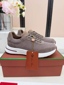 LORO PIANA Sneakers Knit & Suede EU39-45 B60202608031694