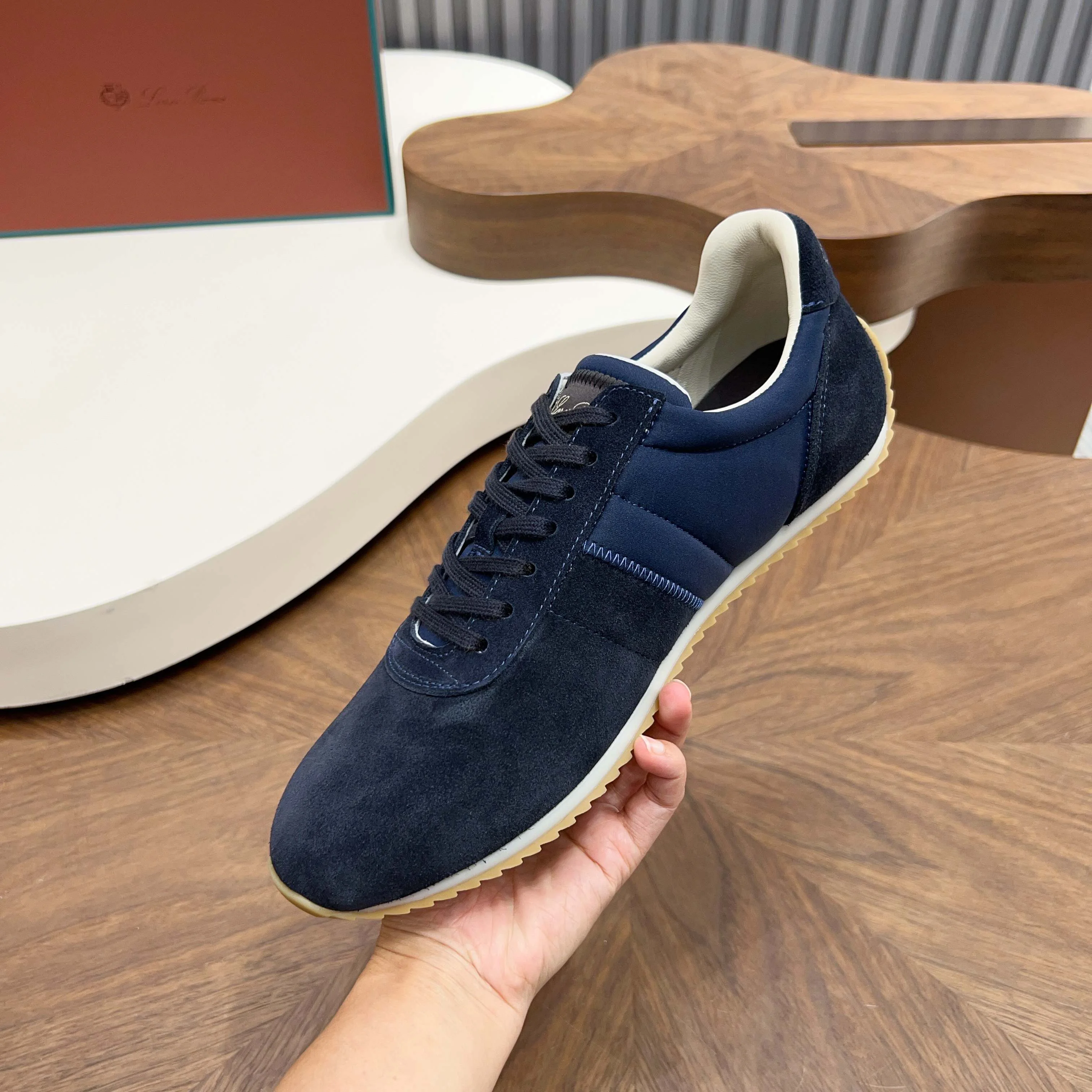 LORO PIANA Sneakers Leather EU35-44 B90202608030409 - Image 6
