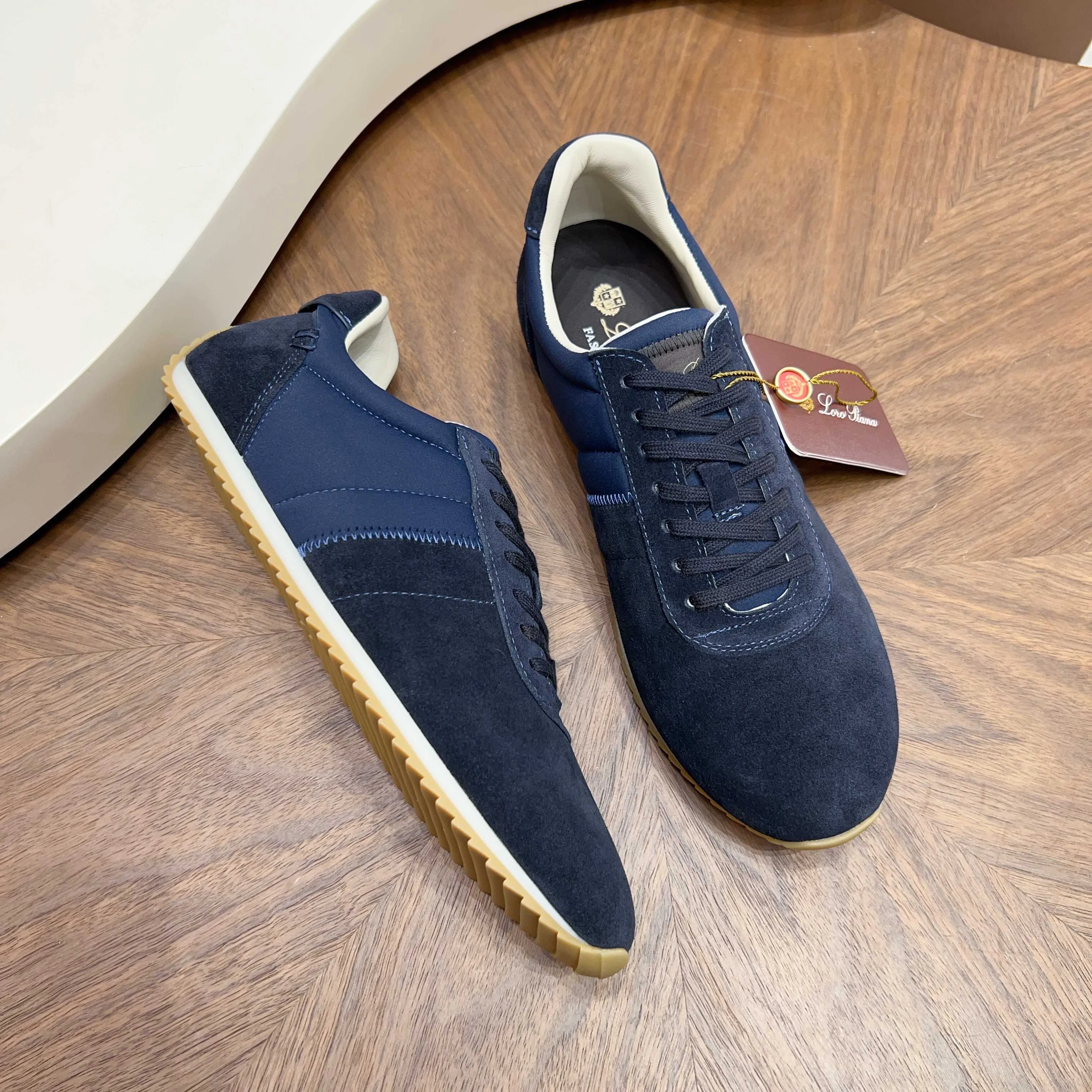 LORO PIANA Sneakers Leather EU35-44 B90202608030409 - Image 8