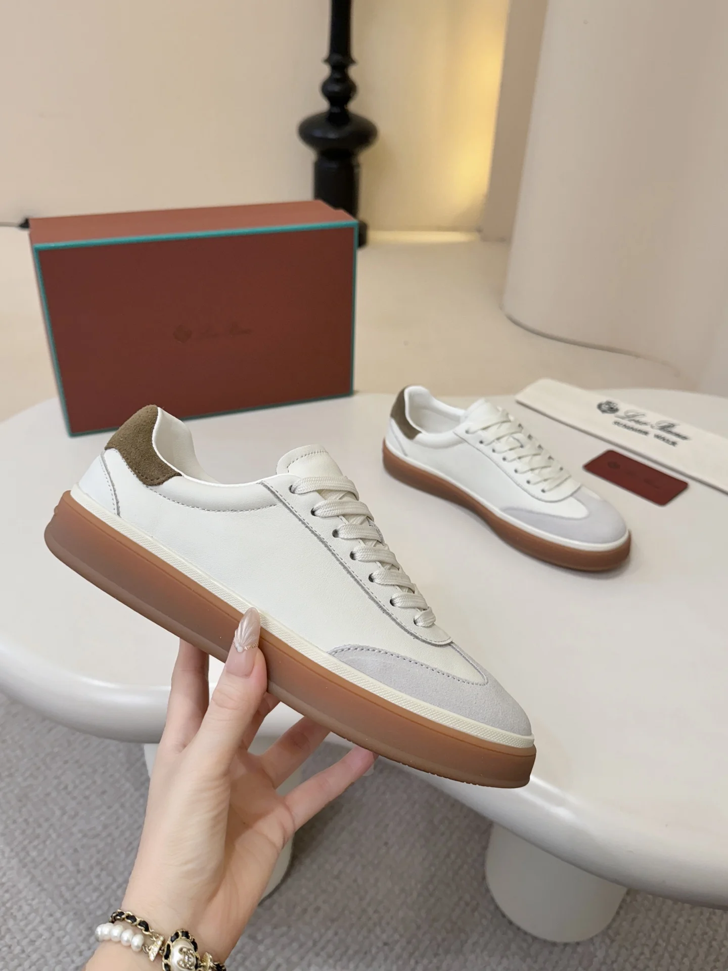 LORO PIANA Sneakers Leather EU38-44 B10202608030515