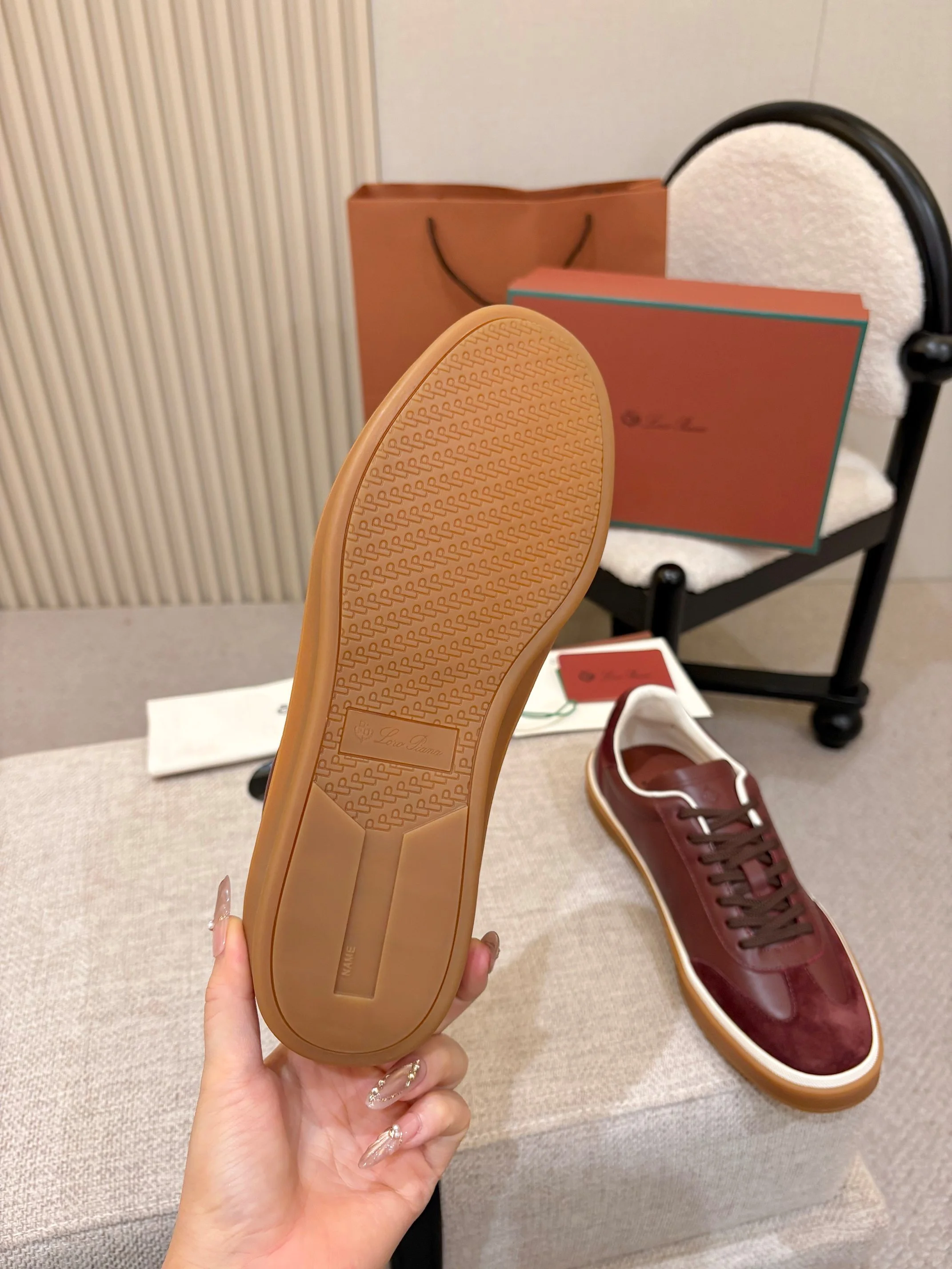 Alternative view of LORO PIANA Sneakers Suede Leather EU38-46 B50202608030973