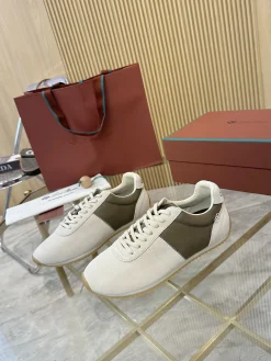 Alternative view of LORO PIANA Sneakers Suede Leather & Fabric EU35-46 B50202608031091