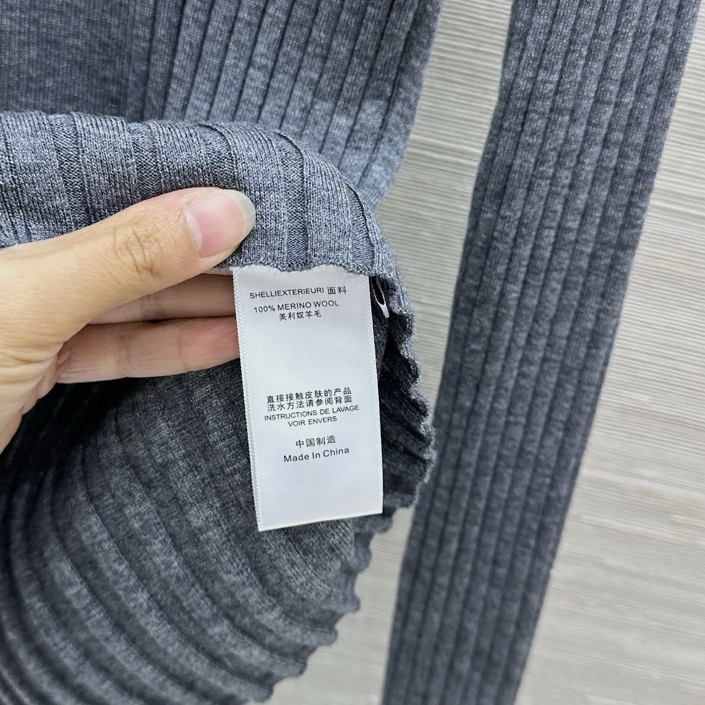 LORO PIANA T-shirts Merino Wool M B20202608040083 - Image 8