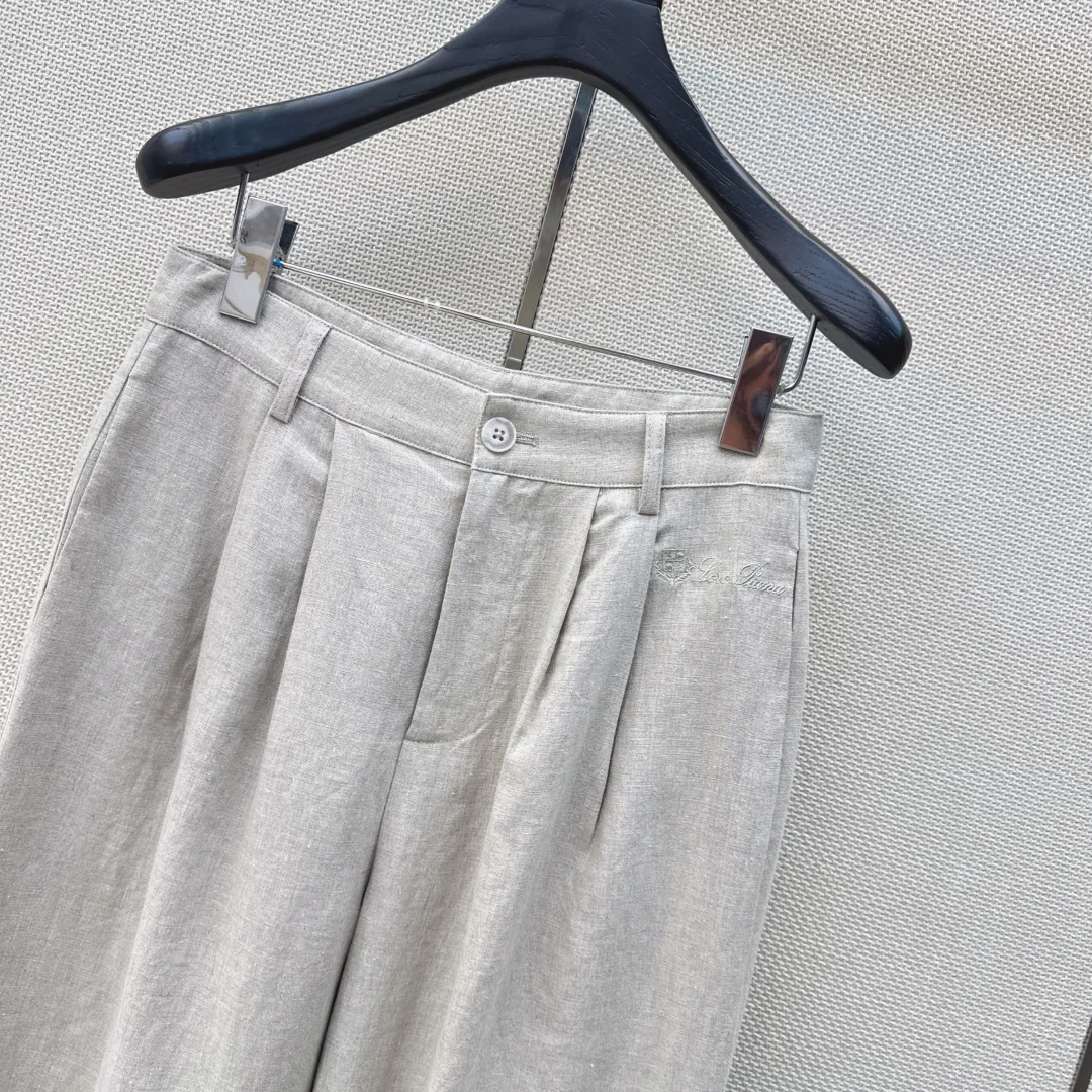 LORO PIANA Trousers Cotton Linen S-M-L B75202608041277 - Image 3