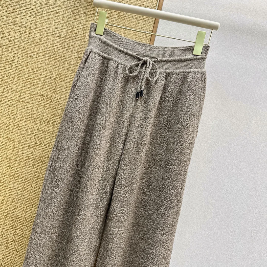 LORO PIANA Trousers Wool Silk Linen S-M-L C85202608041059 - Image 2