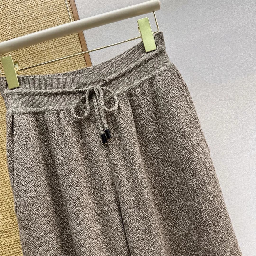 LORO PIANA Trousers Wool Silk Linen S-M-L C85202608041059 - Image 6